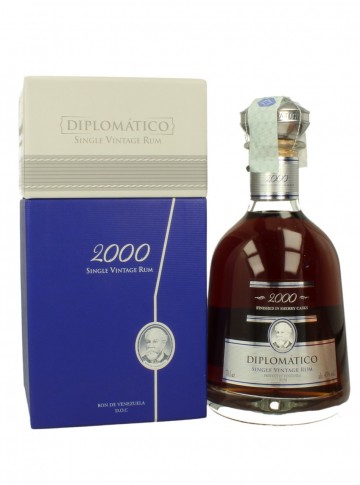 RUM DIPLOMATICO  SINGLEVINTAGE RUM  2000 70CL 43 % FINISHED IN SHERRY CASK 