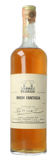 Rum fantasia Pedroni 1960 -1970 circa 75cl 40%