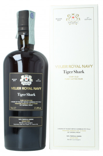 Rum Velier Royal Navy Tiger Shark 70cl 57,18% Blender Luca Gargano