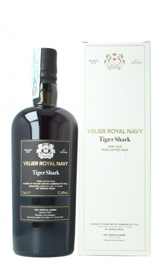 Rum Velier Royal Navy Tiger Shark 70cl 57,18% Blender Luca Gargano