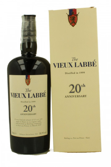 Rum Vieux Labb&egrave;   Rum 21 Years Old 1999 70cl 58.9% Berling - Haitian RUM
