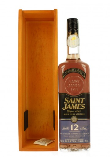 SAINT JAMES  12yo     70cl 43% - Rhum Vieux Agricole