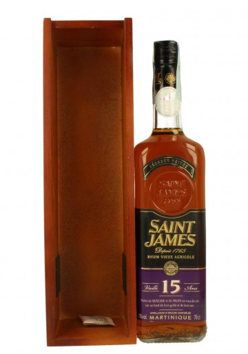 SAINT JAMES  15yo     70cl 43% - Rhum Vieux Agricole