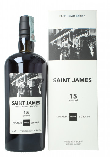 Saint James Agricole rum Martinique 15 year old 150cl 45% Magnum series 1 Elliot Erwitt