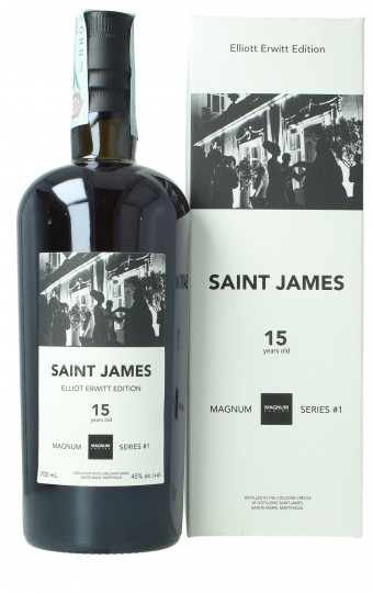Saint James Agricole rum Martinique 15 year old 70cl 45% Magnum series 1 Elliot Erwitt