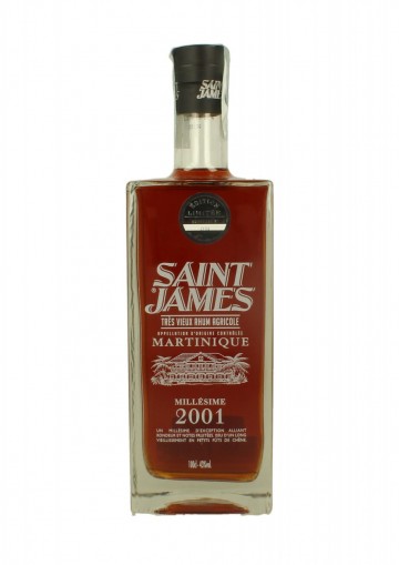 SAINT JAMES Hors D'Age 2001 100cl 43% - Rhum Vieux Agricole