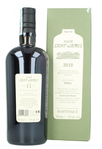 Saint James  Martinique Rum 11 year old 2010 2021 70cl 47% Velier -