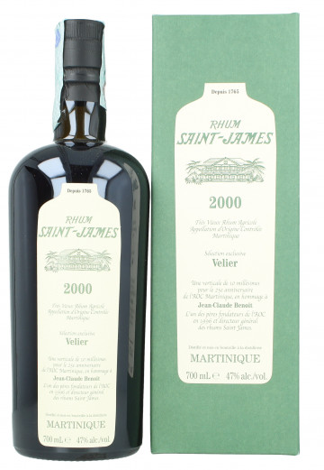 Saint James  Martinique Rum 21 year old 2000 2021 70cl 47% Velier -