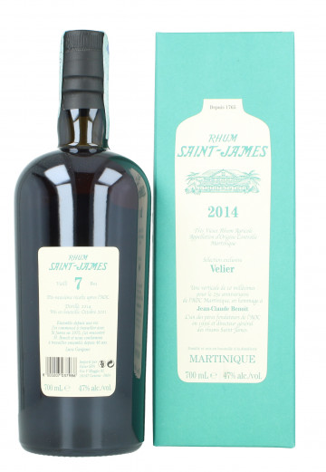 Saint James  Martinique Rum 7 year old 2014 2021 70cl 47% Velier -