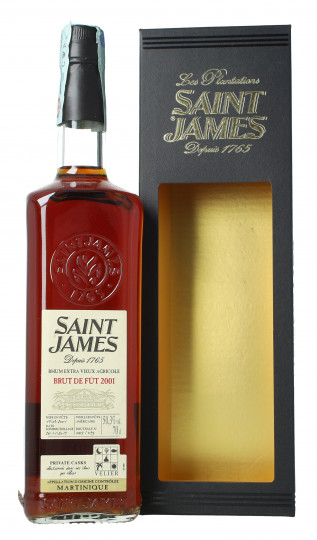 Saint James rum Agricole Martinique 2001 70cl 50.3% Velier - Private Cask
