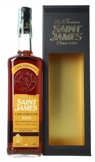 Saint James rum Agricole Martinique 2008 2021 70cl 60.8% Velier - 70th Anniversary