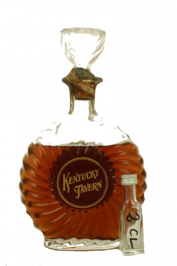 Sample 2CL  KENTUCKY Tavern   Straight Bourbon Whiskey Bottled probably 1950's 2cl 86 US Proof OB Glenmore Distilleries