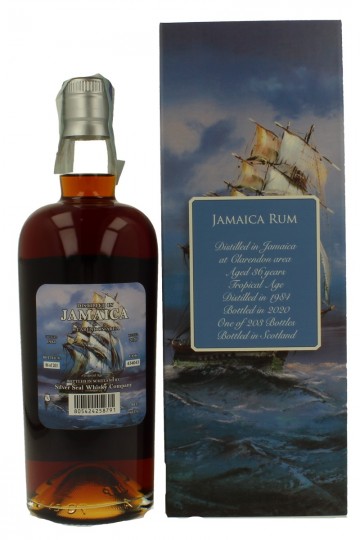 SAMPLE !!!!! JAMAICA 36yo 1984 2020 5cl 62.3% Silver Seal Tropical Age-Clarendon Area