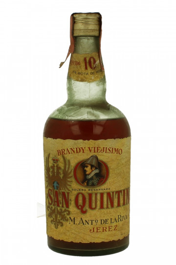 San Quintin  Brandy 10 years Old Bot 60/70's maybe 50's 75cl 40% Low level