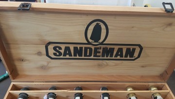 SANDEMAN Port Ruby, Reserva & White 6 x 75cl 20% Wooden Box