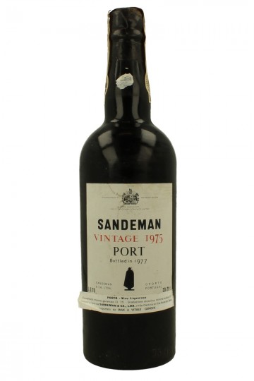 SANDEMAN  VINTAGE  Port 1975 1977 75cl 20%