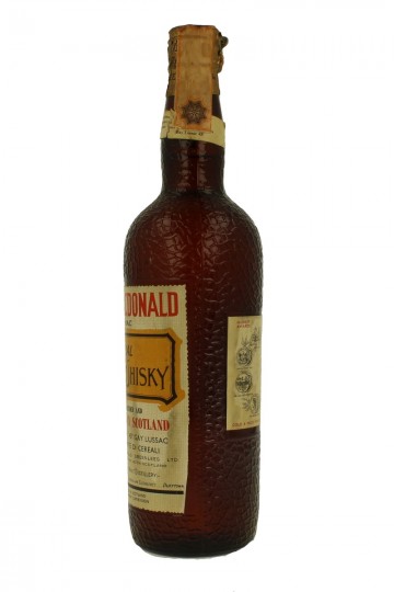 SANDY MACDONALD Spring Cap Bot.50's 75cl 43% Glendullan Pure Malt