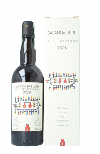 SAVANNA HERR Rum 12yo 2006 2020 70cl 63.2% Velier - f&ucirc;t #515