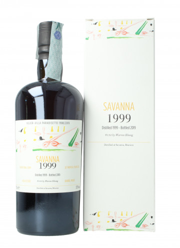 Savanna  Rum 20 Year old 1999 2019 70cl 57% Velier - Villa Paradisetto 1988/2019 - Réunion