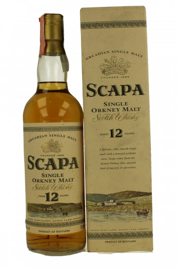 SCAPA 12 Years old Bot in The 90's early 2000 70cl 40% OB