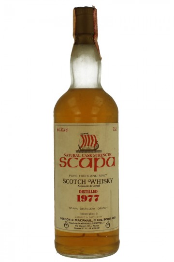 SCAPA 1977 Bot 80's 75cl 64.3% Gordon MacPhail