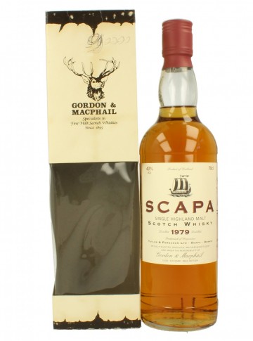 SCAPA 1979 Bot.90's 70cl 40% Gordon MacPhail