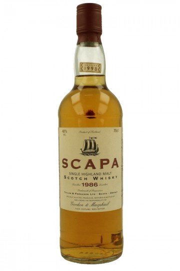 SCAPA 1986 1998 70cl 40% G&M