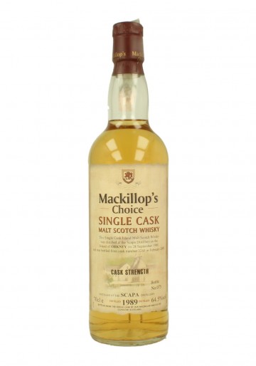 SCAPA 1989 2000 64.5% Mackillop's Choice - #3260