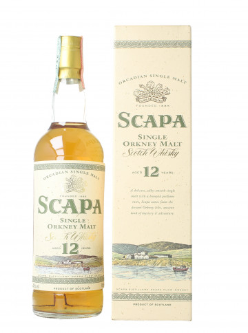 Scapa  Island Scotch Whisky 12 years old Bot in The 90's early 2000 70cl 40%