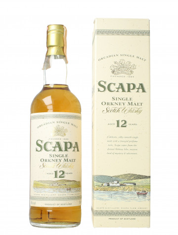 Scapa  Island Scotch Whisky 14 Year old Bot in The 90's early 2000 70cl 40% OB-