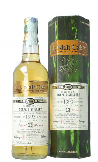 Scapa Island Single Malt Scotch Whisky 13 year old 1993 2006 70cl 50% Douglas Laing -Old malt Cask