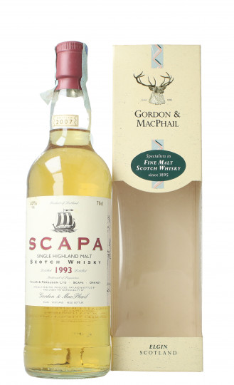 Scapa Island Single Malt Scotch Whisky 1993 70cl 40% Gordon MacPhail  -