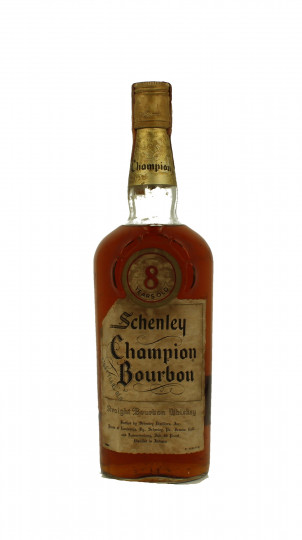 SCHENLEY Champion Buorbon 8 years old Bot 60/70's 75cl 43.4%