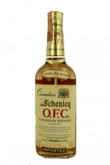 SCHENLEY OFC Bottled around 1970 75cl 42.4 % Canadian Whiskey