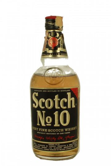 Scotch N. 10 bottled  around 1970 75cl 43%