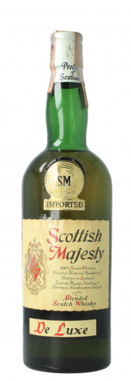 Scottish Majesty Blended Scotch Whisky - Bot.60's or early 70's 75cl 43%