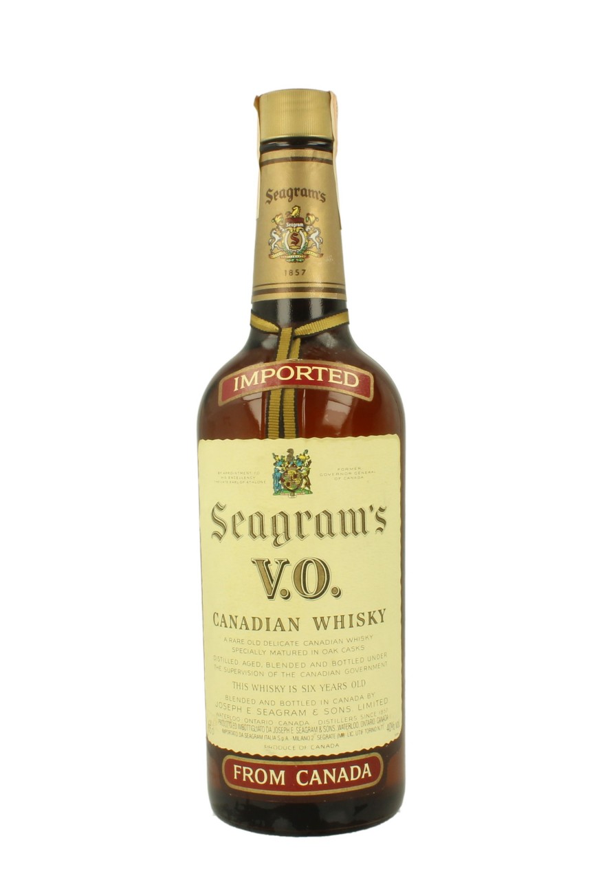 SEAGRAM VO 6yo Bot.1980 75cl 40 Blended Products Whisky Antique