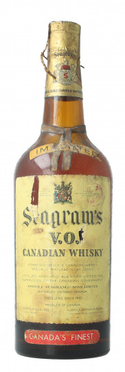 SEAGRAM VO Canadian Whiskey 1960 -1970 circa 75cl 43% Ob