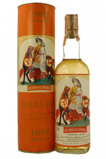 Series Moon De Viris Illustribus Bottles 1995 7x70cl Moon Import - North B. 1964- Bruich 1968-1983-Bowmore 1983-Linkwood 1984-Caol Ila 1984-Tobermory 1972