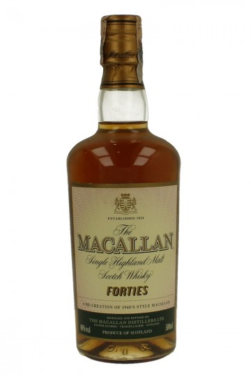 series twenties-thirties-forties-fifties 4x50cl 40% OB- no box