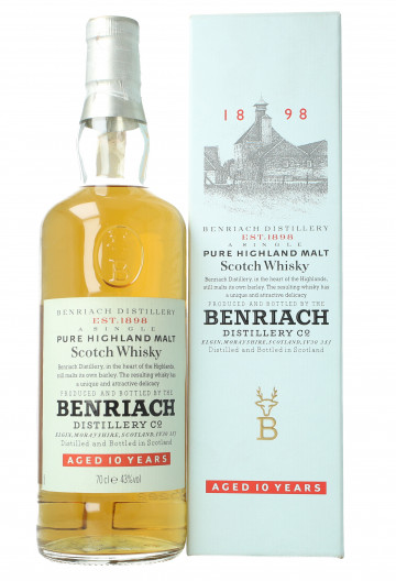 Set 4 different whisky Malt 4x70cl 43% Benriach 10yo-glen keith 1983-longmorn 15yo-Strathisla 15yo-
