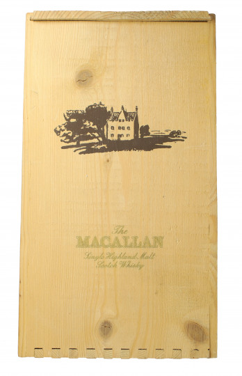 Set 4 Macallan with wood box 4x70cl 43% 2x 7yo,1 x 10 yo ,1x 12yo amazing wood box