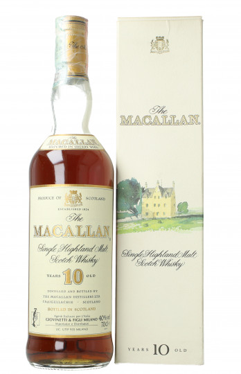 Set 4 Macallan with wood box 4x70cl 43% 2x 7yo,1 x 10 yo ,1x 12yo amazing wood box