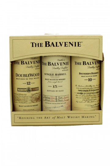 Set Balvienie  Miniatures 10-12-15 Years Old 3x5cl