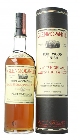 Set Glenmorangie 5x70cl 43% Port-wood-Madeira-Sherry wood-10yo-18yo plus Stand