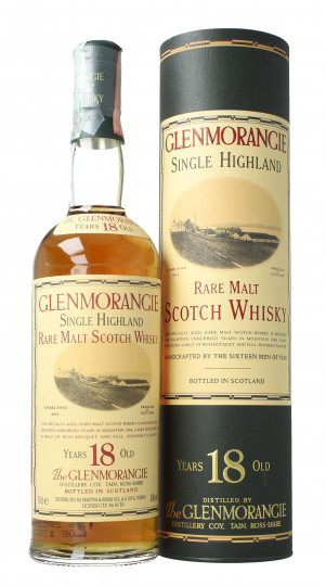 Set Glenmorangie 5x70cl 43% Port-wood-Madeira-Sherry wood-10yo-18yo plus Stand