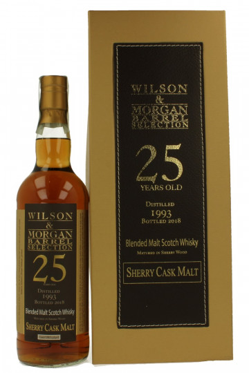 SHERRY CASK MALT Blended malt Scotch whisky 25yo 1993 2018 70cl 53.7% Wilson & Morgan  - Sherry Wood #DRU15A508