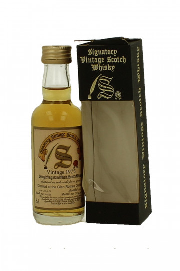 Signatory  miniature 4x5cl Milton duff 1981-Benromach 1978-Clinelish 1984-Glenrothes 1975