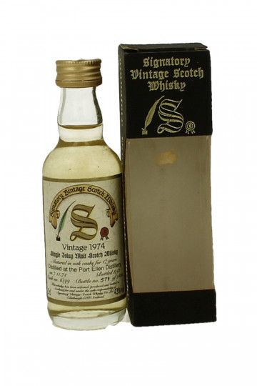 Signatory Miniatures 5x5cl Port Ellen 1974-2xGlendronach 1970-Ardbeg 1974-Port ellen 1974