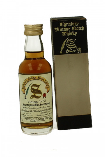 Signatory Miniatures 5x5cl Port Ellen 1974-2xGlendronach 1970-Ardbeg 1974-Port ellen 1974